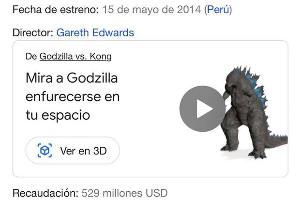 Teoría de la relatividad Pino En realidad Google | Cómo activar a Godzilla en 3D | Aplicaciones | Apps | Realidad  aumentada | Smartphone | Celulares | Viral | Truco | Tutorial | Estados  Unidos | España | México | NNDA | NNNI | DEPOR-PLAY | DEPOR