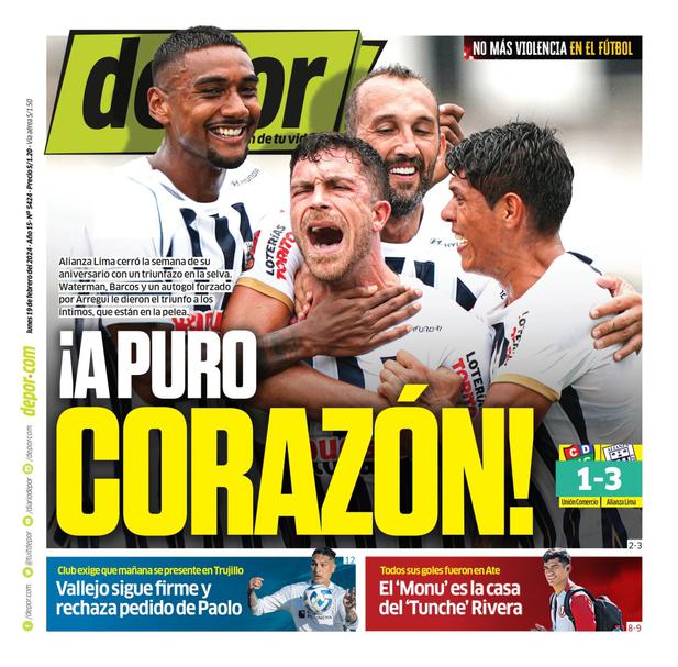 La portada impresa de hoy