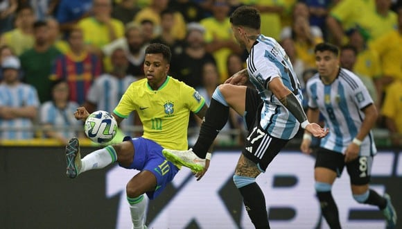 Brasil vs. Argentina se enfrentan por las Eliminatorias 2026. (Foto: Conmebol)