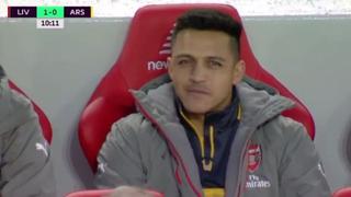 Casi lo 'matan': Alexis se carcajeó mientras Arsenal perdía 1 a 0