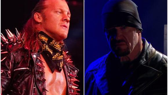 Chris Jericho y The Undetaker. Hoy cada uno trabaja en diferentes empresas: AEW y WWE, respectivamente. (Foto: AEW/ WWE)