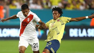 En su último amistoso FIFA del año, Perú perdió 1-0 ante Colombia