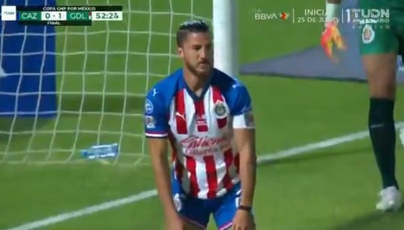 Así fue el gol de autogol de Hiram Mier en el Chivas vs. Cruz Azul. (Video. Copa GNP México)