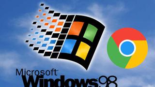 El truco para utilizar Windows 98 desde Google Chrome sin instalar programas