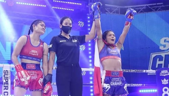 Suci Zerpa logró importante victoria en el Super Champ de Muay thai. (Foto: IG revolution.gym_phuket)