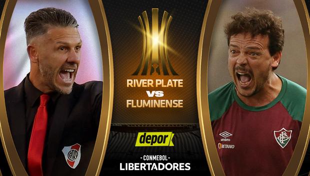River vs. Fluminense se enfrentan por la Copa Libertadores 2023. (Diseño: Depor)