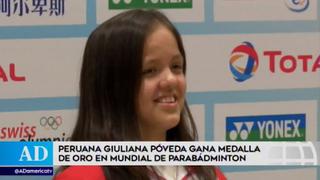 Giuliana Poveda consiguió medalla de oro en el Campeonato Mundial de Parabádminton