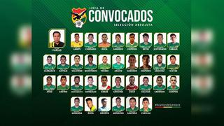 Misión Qatar 2022: Bolivia presentó su lista de convocados con miras a las Eliminatorias