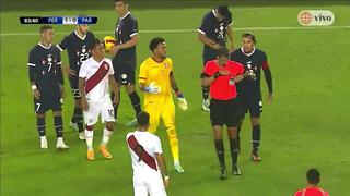 Tras conato de bronca: Succar y Balbuena se llevaron la tarjeta roja en el Perú vs. Paraguay [VIDEO]