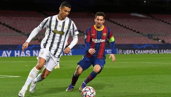 Cristiano Ronaldo y Lionel Messi se enfrentaron en la pasada Champions por última vez. (Foto: Agencias)