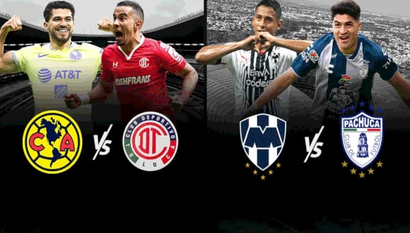 América choca con Toluca y Monterrey ante Pachuca en las 'semis'. (Foto: Imago 7)