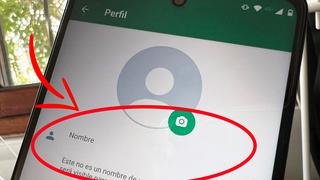 WhatsApp: cómo colocar tu nombre con texto invisible