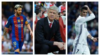Indirectas para Messi y Cristiano: polémicas declaraciones de Wenger sobre el Balón de Oro