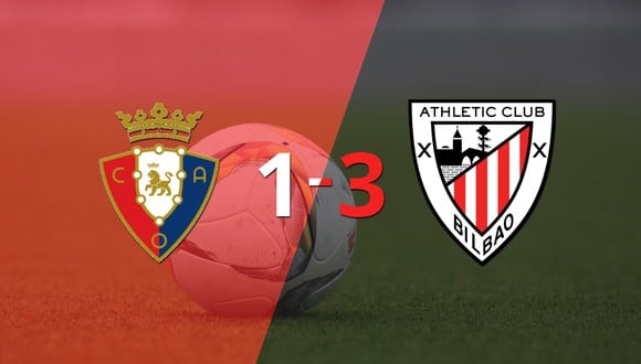Triplete de Oihan Sancet en el triunfo de Athletic Bilbao ante Osasuna por 3-1