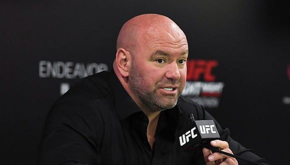 Dana White no planea hacer eventos de UFC con fanáticos durante un largo tiempo debido al coronavirus. (Getty Images)