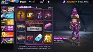 Free Fire lanza el paquete “Lady Violeta” y así podrás obtenerlo con diamantes gratis