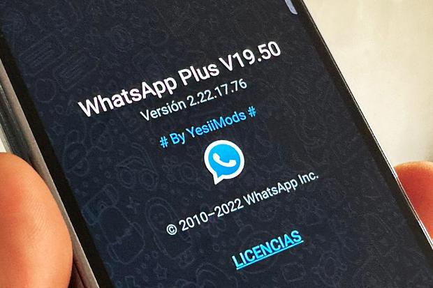 Remember that this option is in the latest version of WhatsApp Plus.  (Photo: Mag - Rommel Yupanke)