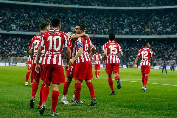 Atlético de Madrid venció a Barcelona y disputará el título de la Supercopa de España. (Getty)