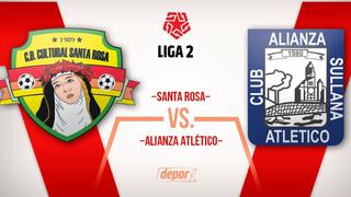 Santa Rosa empató 1-1 ante Alianza Atlético y Cienciano se mantienen en la punta de la Liga 2