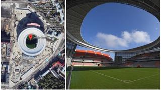 Así ve el Estadio Central de Ekaterimburgo, donde debutará Uruguay en Rusia 2018