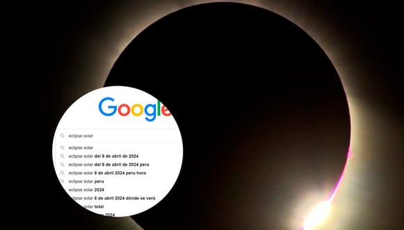 GOOGLE | Ya es posible ver el "Eclipse solar" en Google con este espectacular truco. (Foto: Depor - Composición)