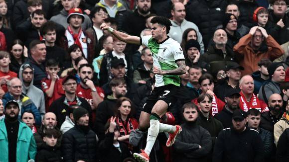 Luis Díaz marcó el 1-0 de Liverpool vs. Manchester United. (Video: ESPN)