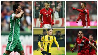 Con Pizarro: los latinos nominados al XI de la primera rueda de la Bundesliga