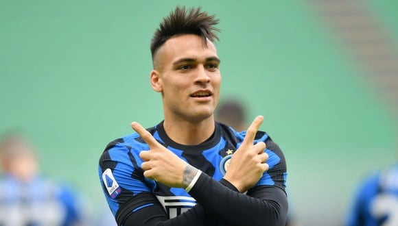 Lautaro Martínez anunció que se quedará en el Inter de Milán. (Foto: Reuters)