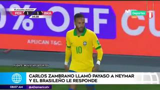 Neymar responde a Zambrano: “No llores amigo”