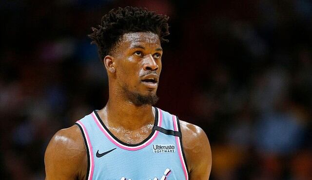 Jimmy Butler de Miami Heat para el Team Giannis. (Getty Images)