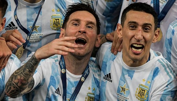 Lionel Messi y Ángel di María fueron campeones de la Copa América 2021 y el Mundial 2022. (Foto: Getty Images)