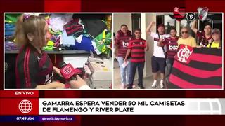 Copa Libertadores 2019: Gamarra espera vender 50 mil camisetas de River y Flamengo