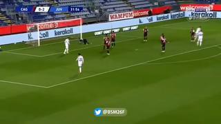 Está descontrolado: Cristiano completa su ‘hat-trick’ y anota el 3-0 de Juventus vs. Cagliari [VIDEO]