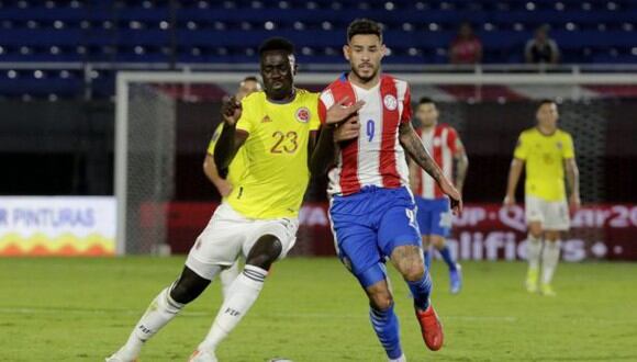 Colombia vs. Paraguay en Asunción por las Eliminatorias a Qatar 2022. (Foto: Agencias)