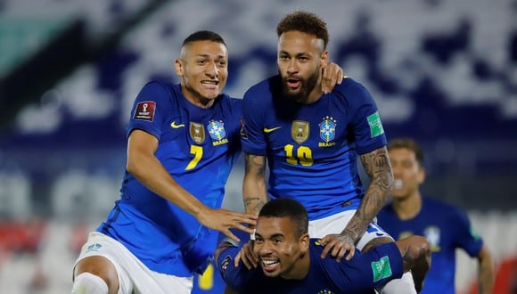 Neymar abrió el marcador y se ubicó como máximo artillero de las Eliminatorias Qatar 2022, junto al boliviano Marcelo Moreno Martins. (Foto: Agencias)