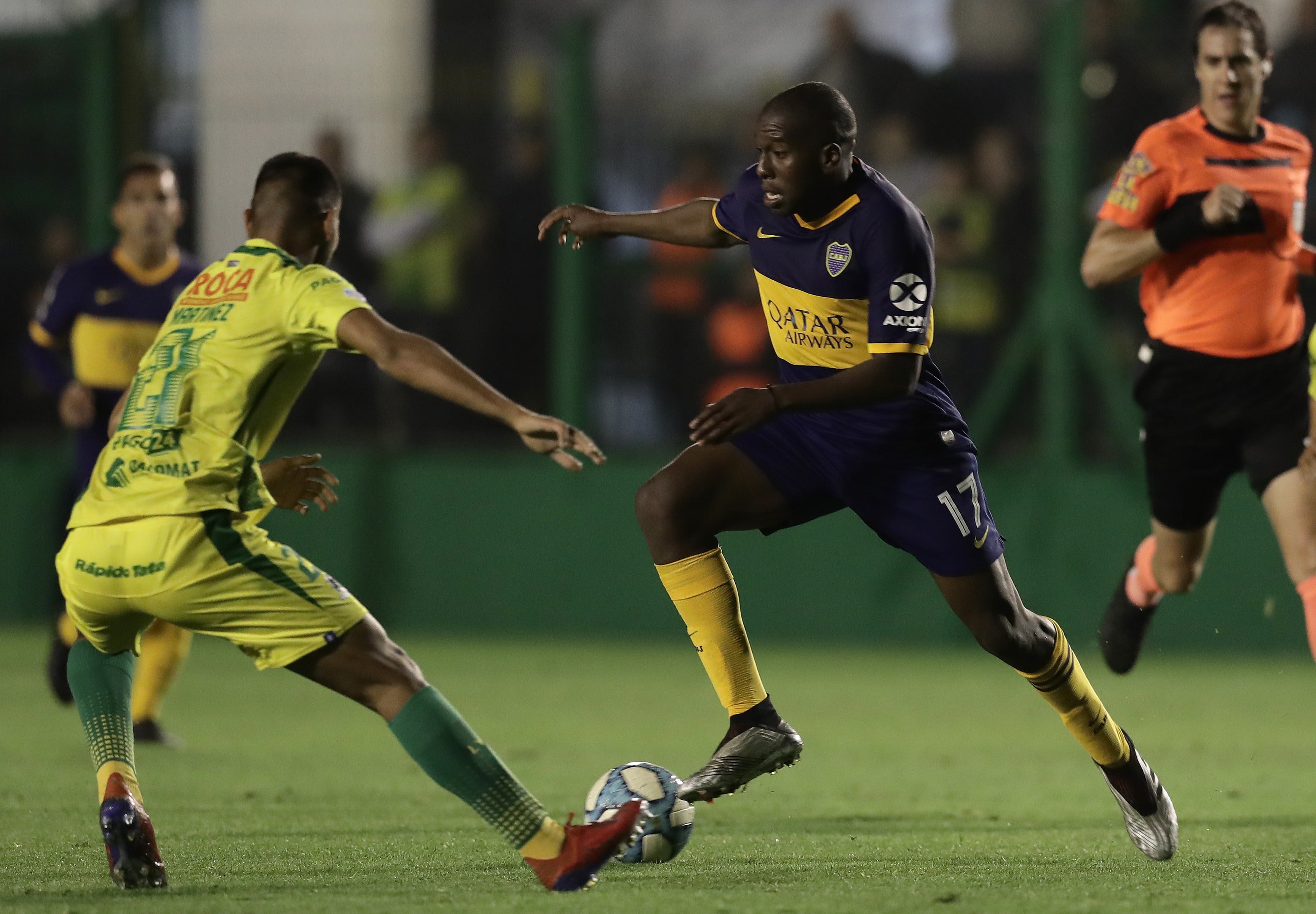 Jan Hurtado, delantero de Boca Juniors, disputará el Preolímpico Colombia 2020 con Venezuela. (Foto: AFP)