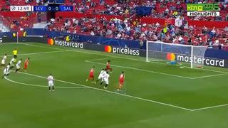 Locura de penales en Sevilla vs. Salzburgo: se cobraron cuatro y se marcaron dos [VIDEO]