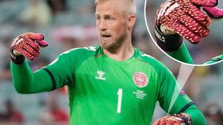 Con 288 detalles: el secreto en los guantes de Kasper Schmeichel durante la Eurocopa