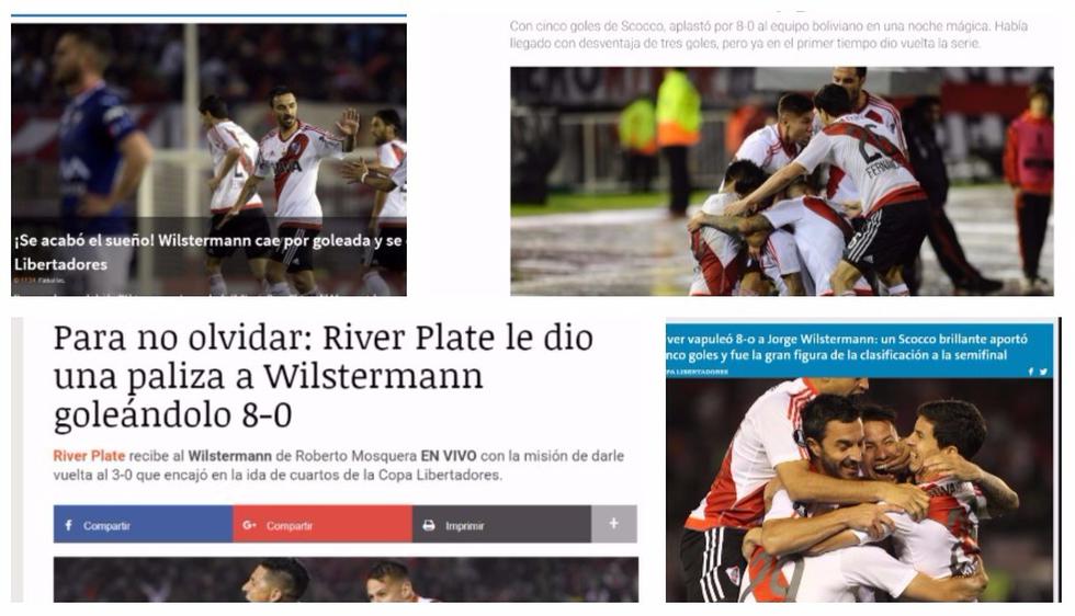 Así reaccionó la prensa internacional tras la goleada de River Plate.