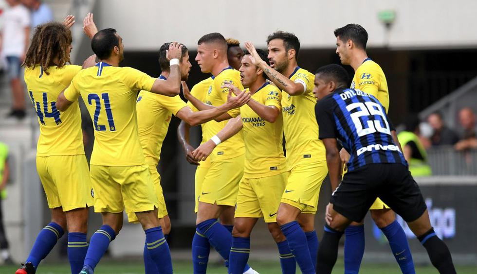 Chelsea e Inter de Milán empataron 1-1 por la International Champions Cup 2018 y el duelo se definió en penales. (Getty Images)