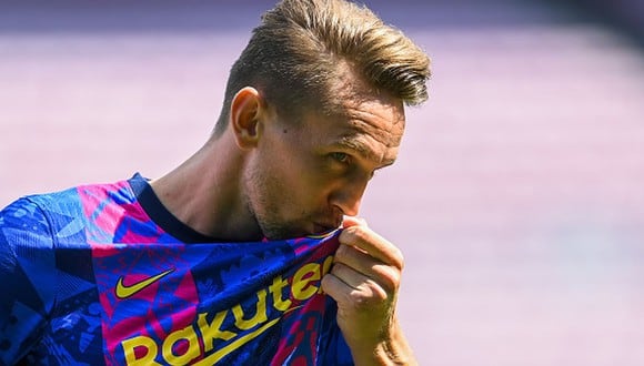 Luuk de Jong jugará un año cedido en el FC Barcelona tras llegar desde Sevilla. (Getty)