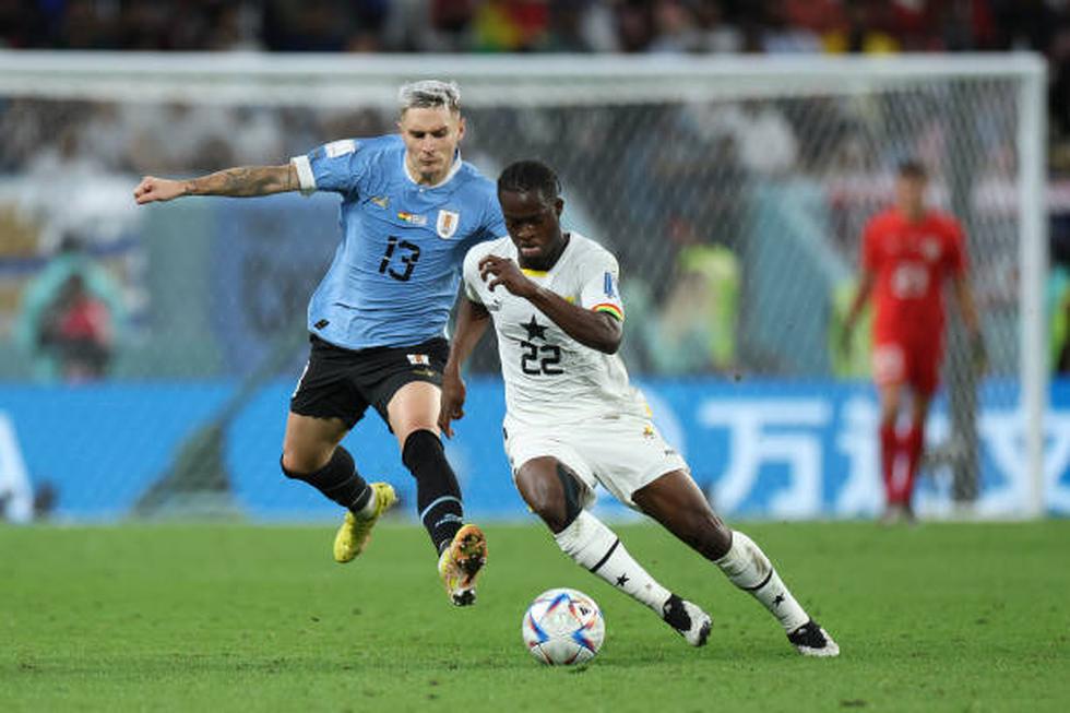 Kamaldeen Sulemana en Ghana vs. Uruguay | Recorrido de 22.2 millas por hora. (Foto: Getty Images)