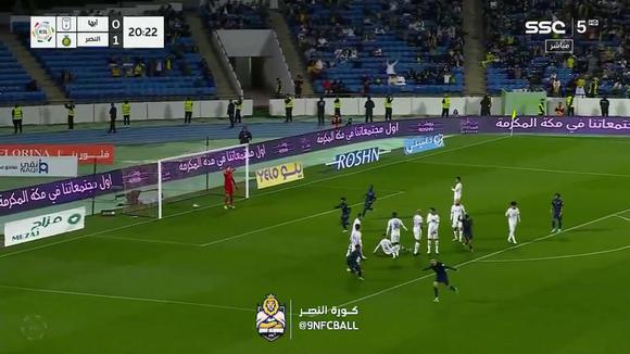 Gol de Cristiano Ronaldo para el 2-0 de Al Nassr. (Video: SSC)