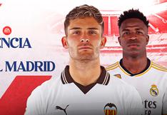 Por LaLiga: Real Madrid vs. Valencia EN VIVO vía ESPN, Movistar y Futbol Libre