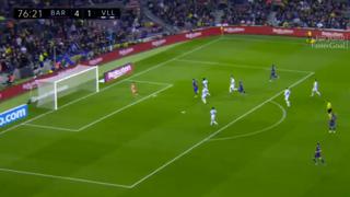 El ‘Pistolero’ aparece en Camp Nou: el gol de Luis Suárez para el 5-1 en Barcelona vs. Valladolid [VIDEO]