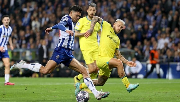 Porto vs. Inter de Milán en partido por la UEFA Champions League. (Foto: EFE)