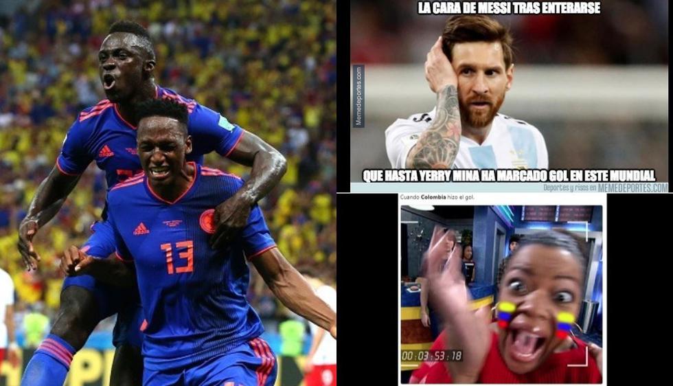 Los mejores memes del Colombia vs Polonia. (Facebook/Twitter)