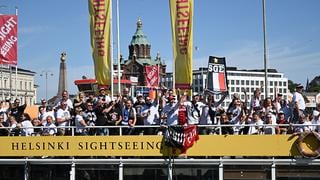 Helsinki, una fiesta por el Real Madrid vs. Eintracht: así se vive la previa de Supercopa