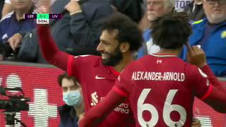 Llegó a los 100 goles en Premier: Mohamed Salah anotó en Liverpool-Leeds [VIDEO]