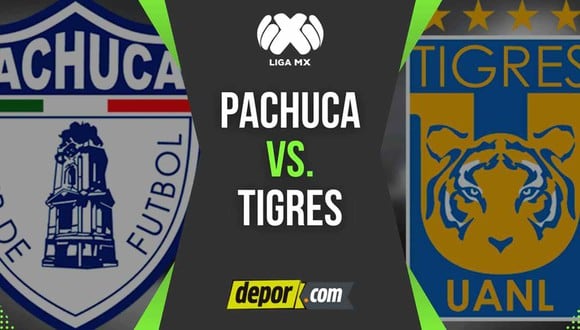 Pachuca vs Tigres se enfrentan este domingo 16 de octubre por el partido de vuelta del Apertura 2022 . (Diseño: Depor)